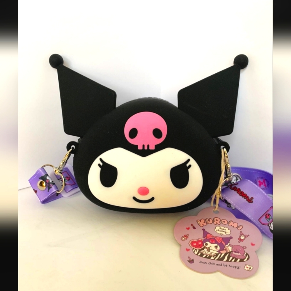 Crossbody Krumi (Disney Official) Silicone bag w/ Adjustable Strap / Sanrio Item